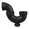 Charlotte Pipe And Foundry Charlotte Pipe 1-1/2 in. Hub X 1-1/2 in. D Hub ABS P-Trap ABS00707X0600 - alternate 2